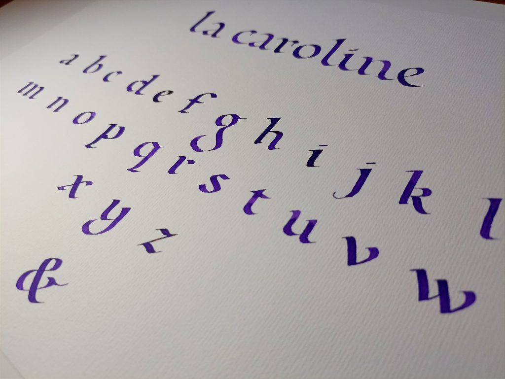 Workshop, calligraphie à la plume, alphabet, atelier, team building, initiation